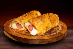 2 Chaparritas con salsa de ajo